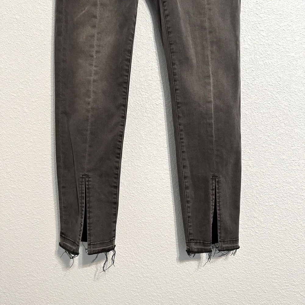 FRAME Denim Womens Size 23 Le Nouveau Straight Split Frey Hem Jeans Woodland - Picture 3 of 16